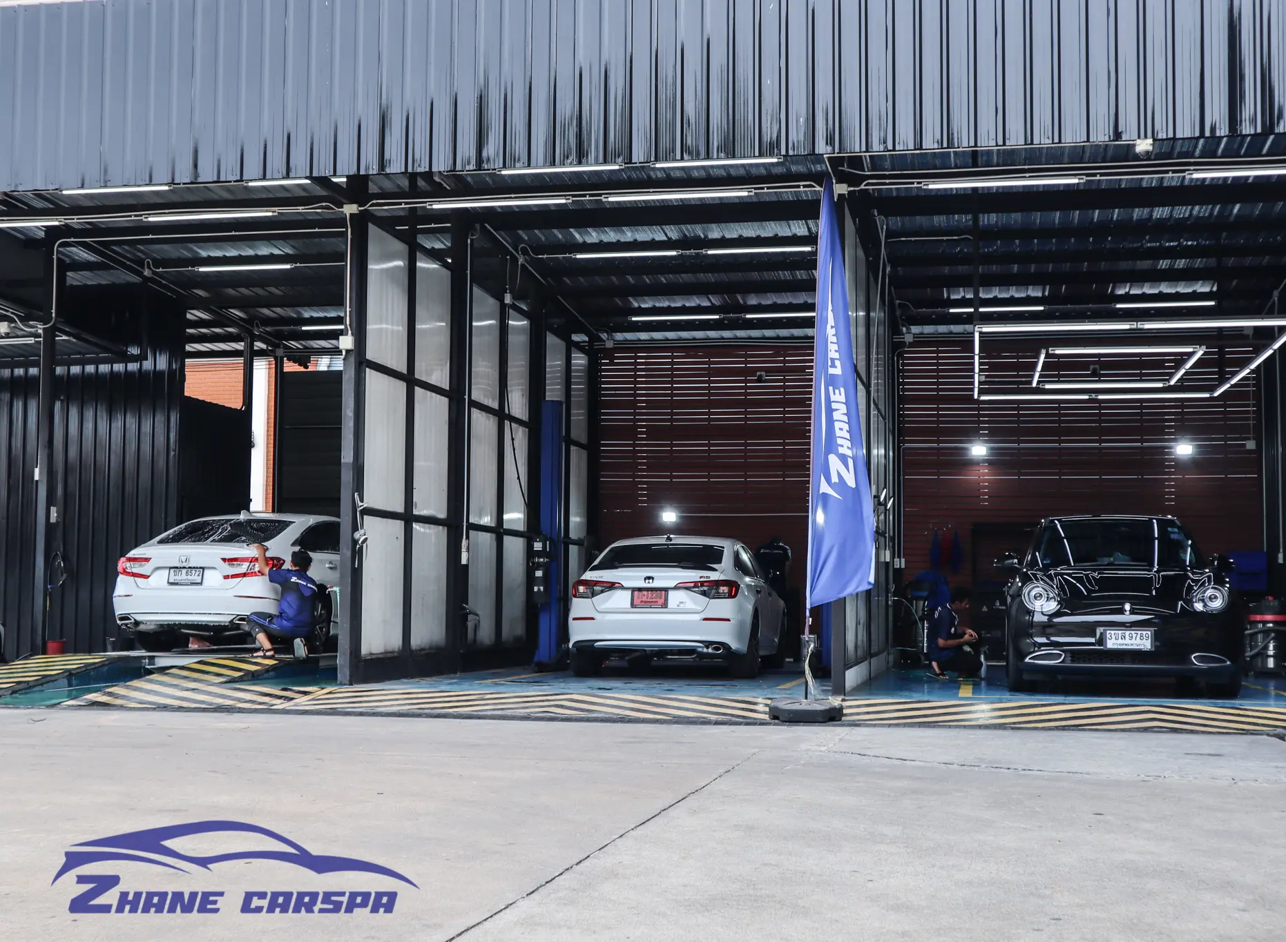 Zhane Car Spa Old Shop Atmosphere Ayutthaya